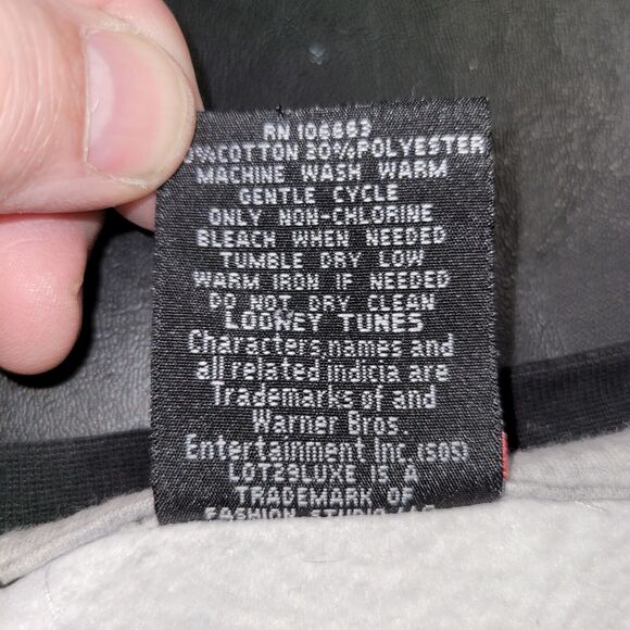 Lot 29 Luxe Womens Large Sylvester Cat Sweatshirt Gray From Sea To Sea EUC - Picture 6 of 10